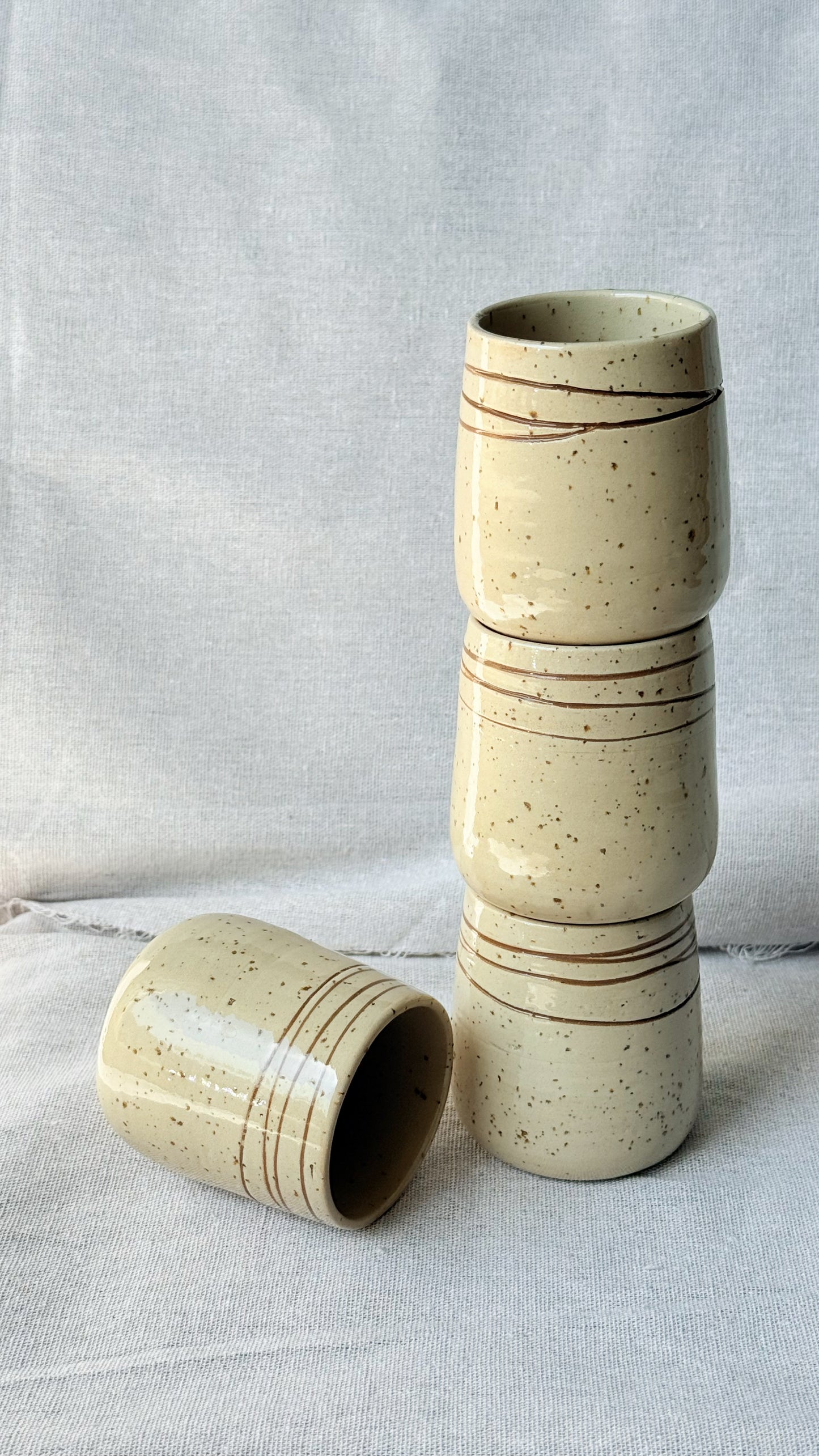 Ceramic Cups “Earth and roots”