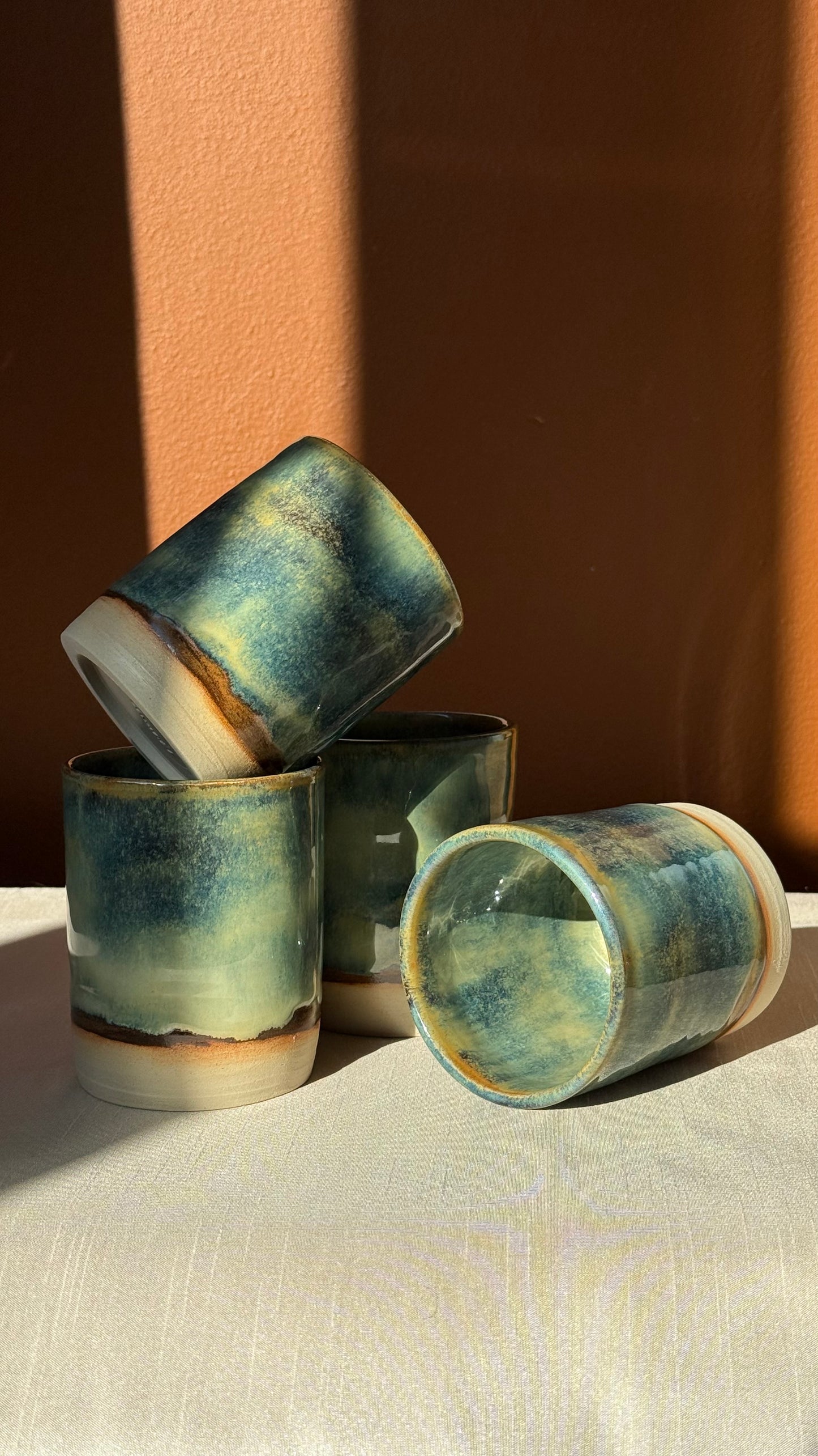 Ocean-Inspired Cups